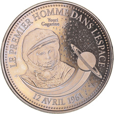 Frankreich, Medaille, Le Premier Homme dans l'Espace, Sciences & Technologies