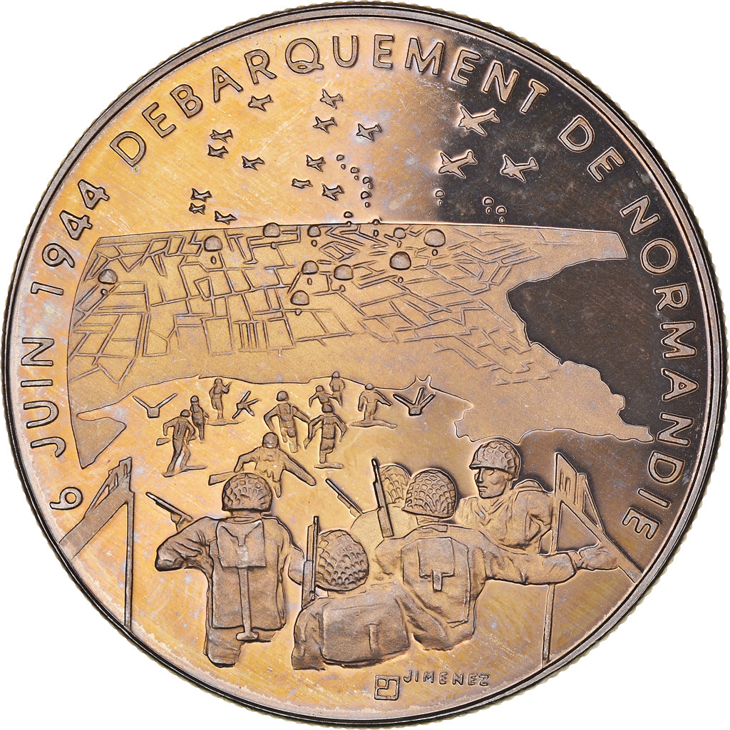 France, Médaille, 1939-1945, Débarquement de Normandie, History, TTB+