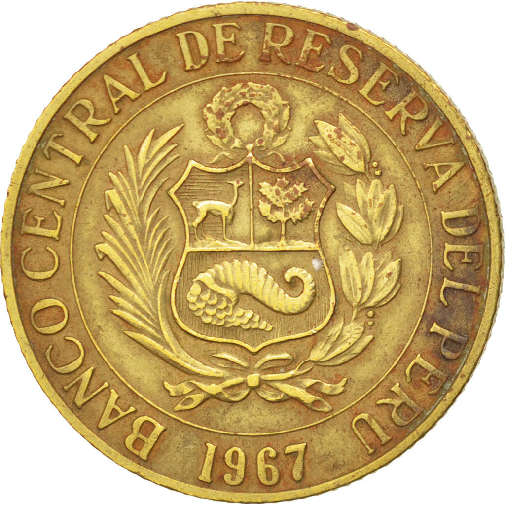 Perù, 1/2 Sol, 1967, BB, Ottone, KM:247