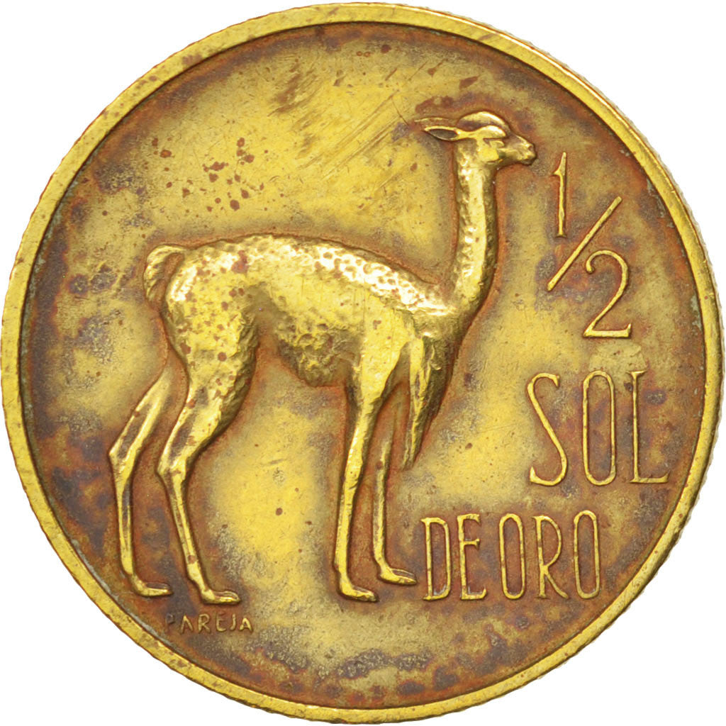 Perù, 1/2 Sol, 1967, BB, Ottone, KM:247