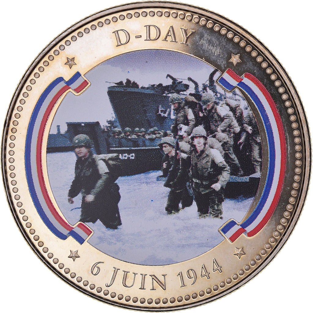 France, Medal, Bataille de Normandie - DDAY, WAR, MS(63), Copper-nickel