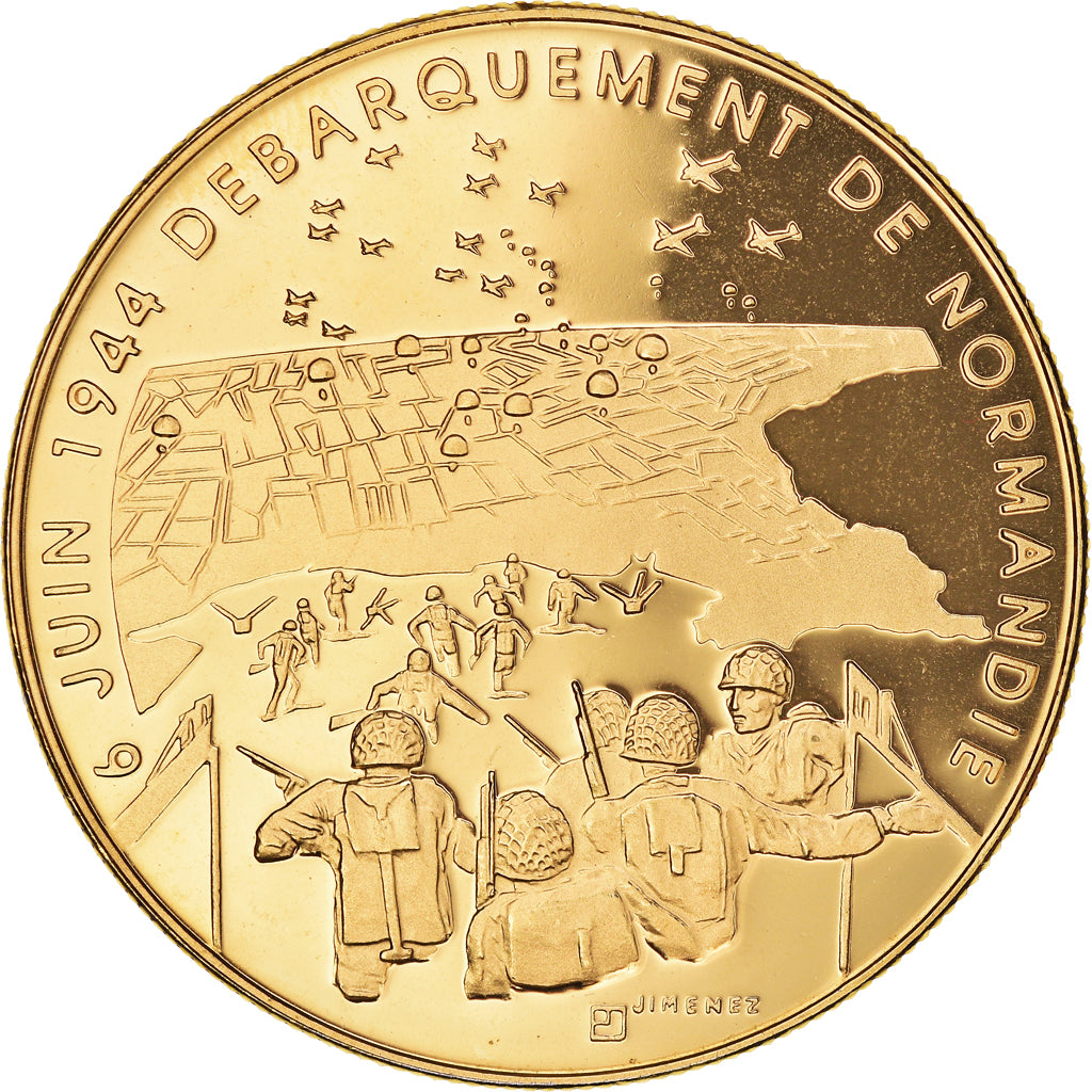 Francia, medaglia, 1939-1945, Débarquement de Normandie, History, SPL, Rame