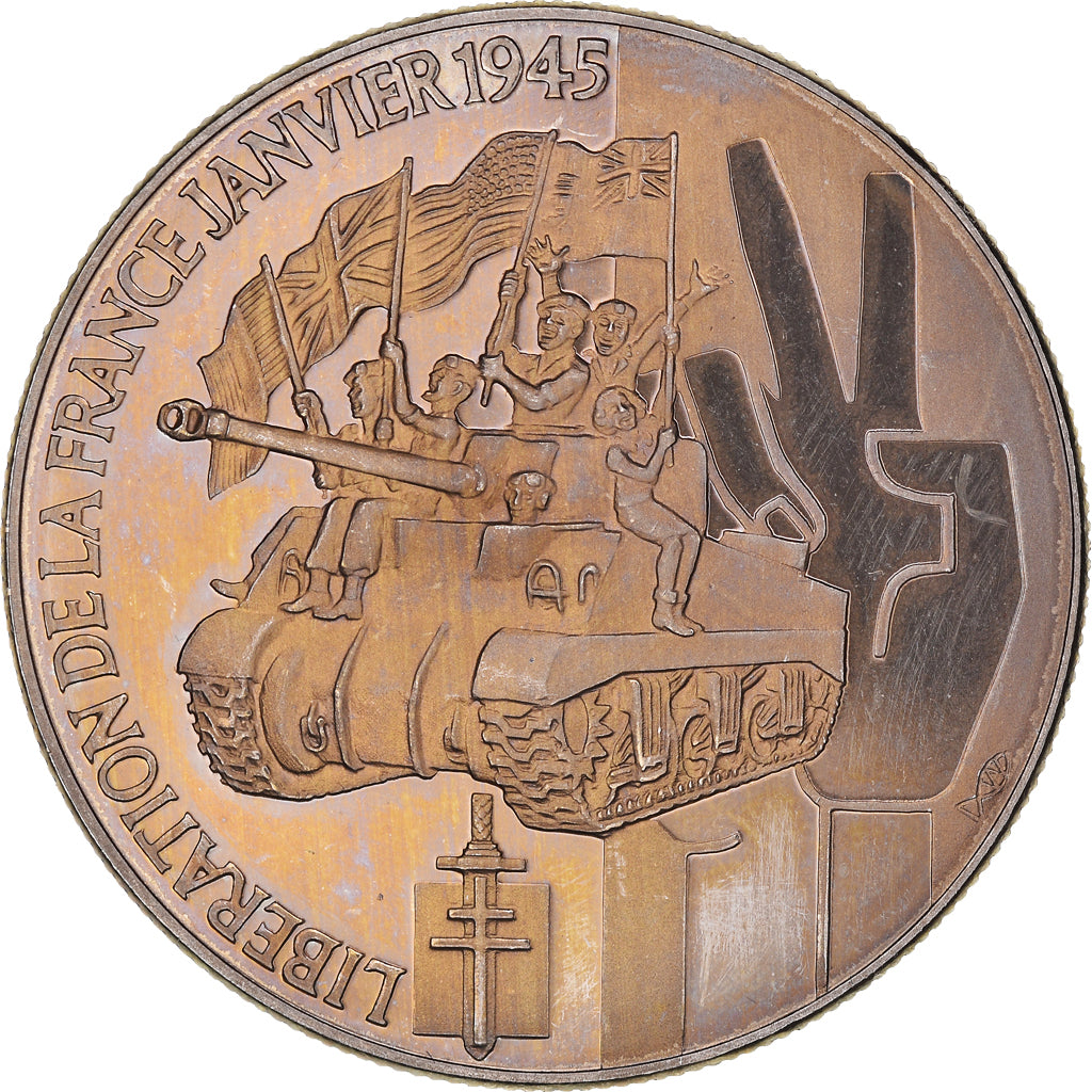 Francia, medaglia, 1939-1945, Libération de la France Janvier 1945, WAR, BB+
