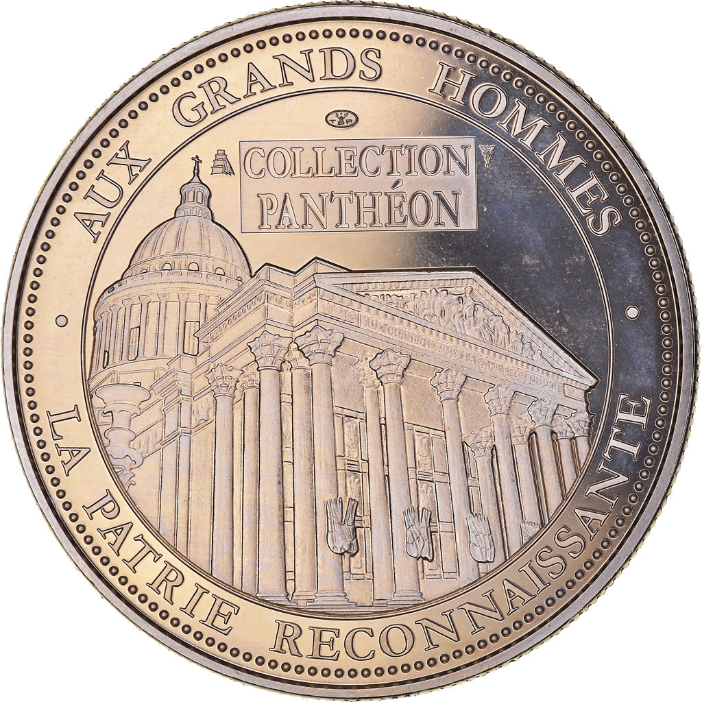 França, medalha, Pierre et Marie Curie, Collection Panthéon, MS(63)