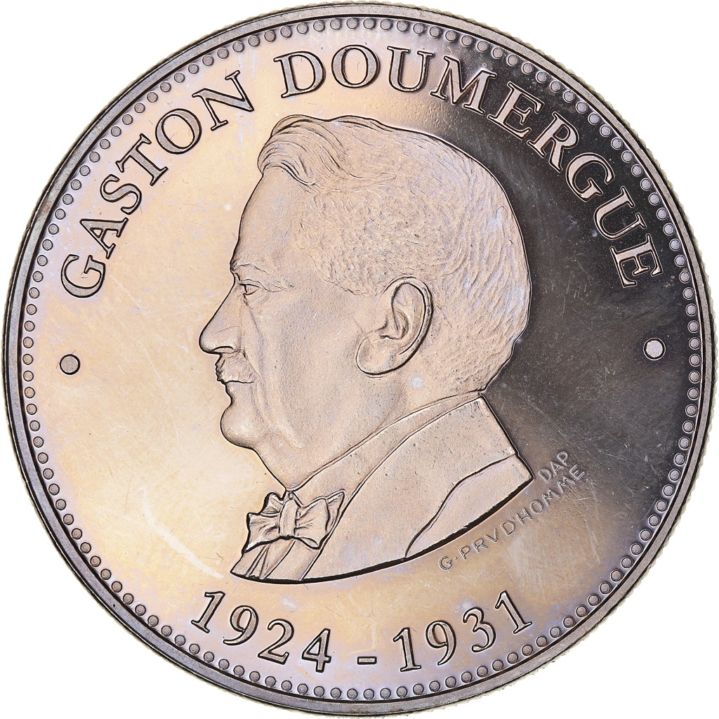 France, Medal, Les Présidents de la République, Gaston Doumergue, Politics