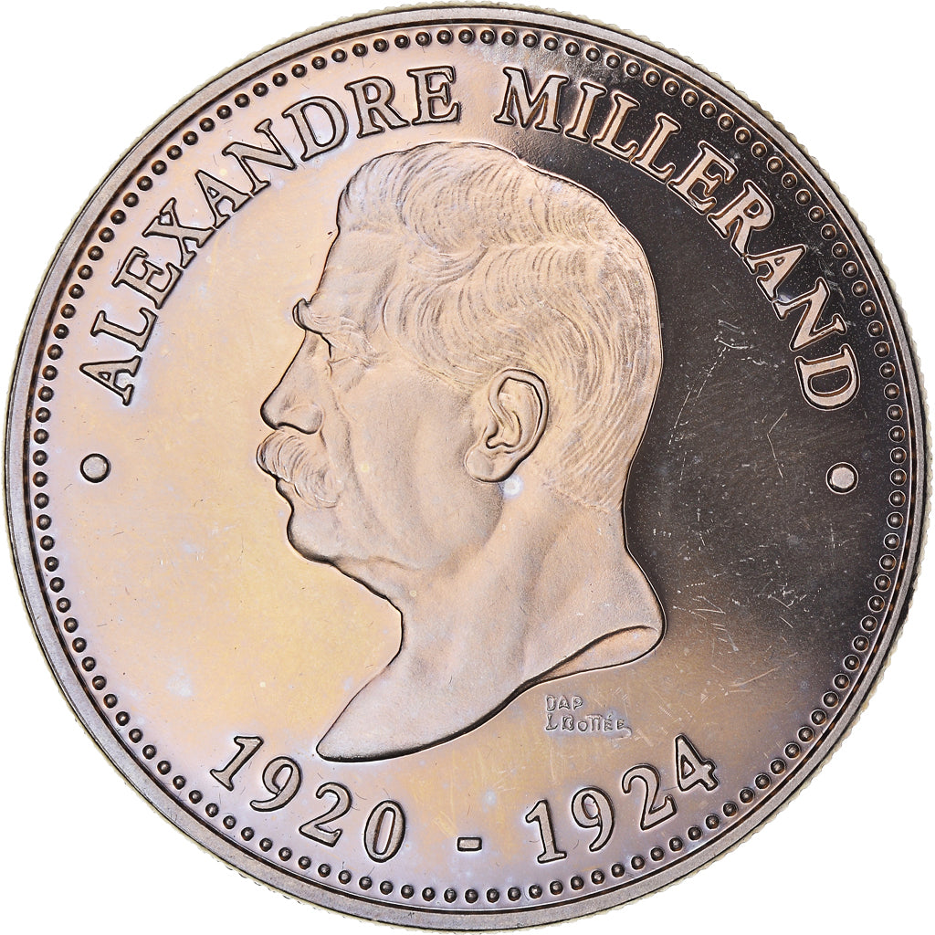 France, Medal, Alexandre Millerand, Président de la République, Politics