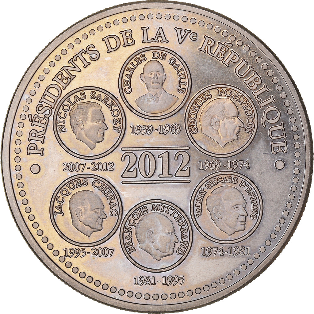 France, Médaille, Présidents de la Vème République, Elysée, Politics