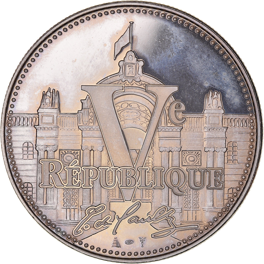 Frankrijk, Medaille, Vème République, Président De Gaulle, ZF+, Cupro-nikkel