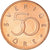 Moneda, Suecia, Carl XVI Gustaf, 50 Öre, 2001, SC+, Bronce, KM:878