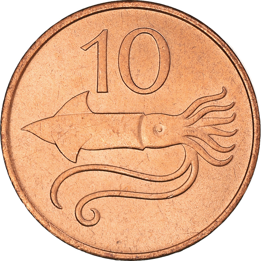 Münze, Iceland, 10 Aurar, 1981, UNZ, Bronze, KM:25