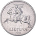 Moeda, Lituânia, Centas, 1991, MS(60-62), Alumínio, KM:85