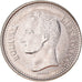 Coin, Venezuela, 25 Centimos, 1990, MS(64), Nickel Clad Steel, KM:50a