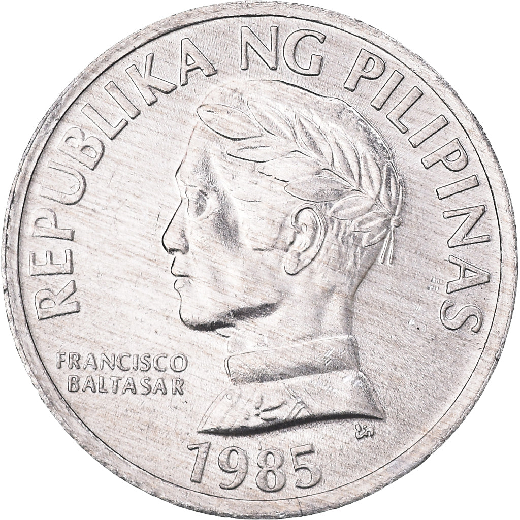 Moneda, Filipinas, 10 Sentimos, 1985, EBC+, Aluminio, KM:240.2
