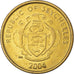 Moneta, Seychelles, Cent, 2004, British Royal Mint, SPL, Ottone, KM:46.2