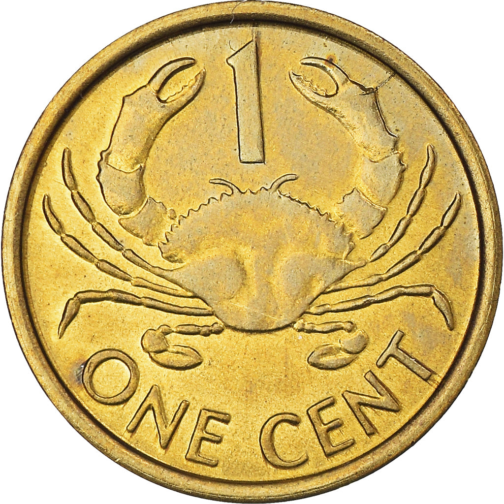 Moneta, Seychelles, Cent, 2004, British Royal Mint, SPL, Ottone, KM:46.2