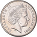 Coin, Australia, Elizabeth II, 5 Cents, 2001, MS(63), Copper-nickel, KM:401