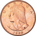Coin, Panama, 1 centesimo de balboa, 1996, AU(55-58), Copper, KM:125