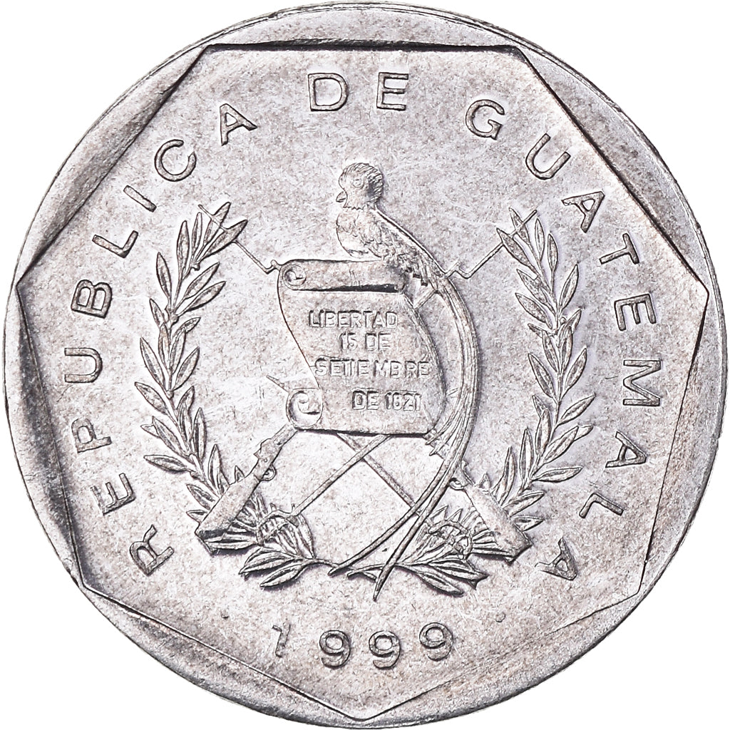 Moneda, Guatemala, Centavo, Un, 1999, SC, Aluminio, KM:282