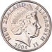Moneda, Nueva Zelanda, Elizabeth II, 5 Cents, 2004, EBC+, Cobre - níquel
