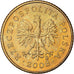 Coin, Poland, Grosz, 2008, Warsaw, MS(63), Brass, KM:276