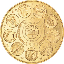 Frankreich, Medaille, Ecu Europa, Europe Assise, 1981, Rodier, STGL, Gold