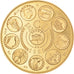 Frankreich, Medaille, Ecu Europa, Europe Assise, 1981, Rodier, STGL, Gold