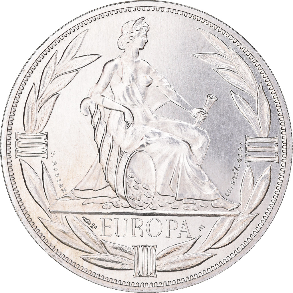France, Médaille, Ecu Europa, 1982, Rodier, FDC, Argent