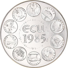 France, Médaille, Ecu Europa, Marianne, 1985, Rodier, FDC, Argent