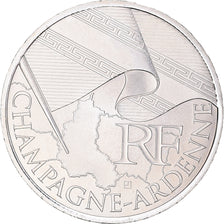 Francia, 10 Euro, 2010, Paris, Champagne-Ardenne, SPL, Argento, KM:1651