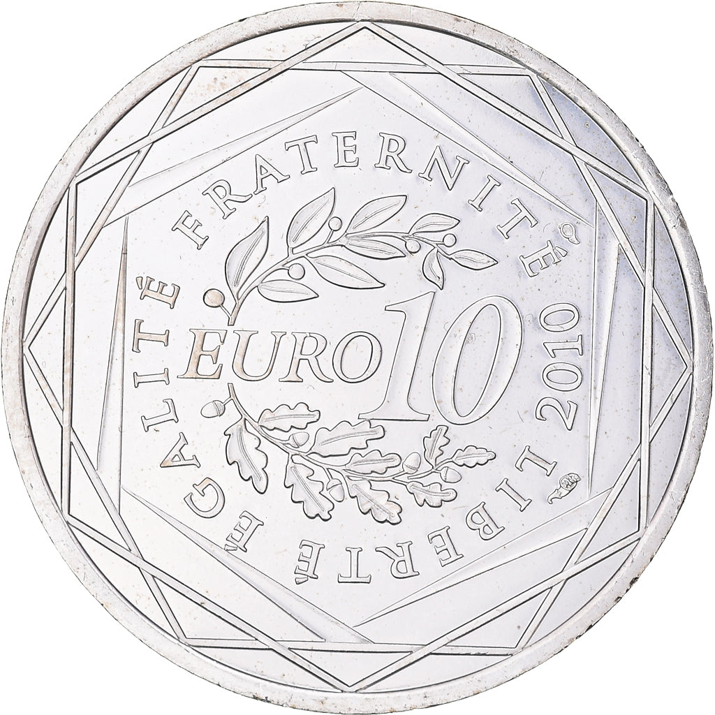 France, 10 Euro, Lorraine, 2010, Paris, SUP+, Argent, Gadoury:EU399, KM:1661