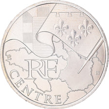 France, 10 Euro, Centre, 2010, Paris, MS(63), Silver, KM:1650