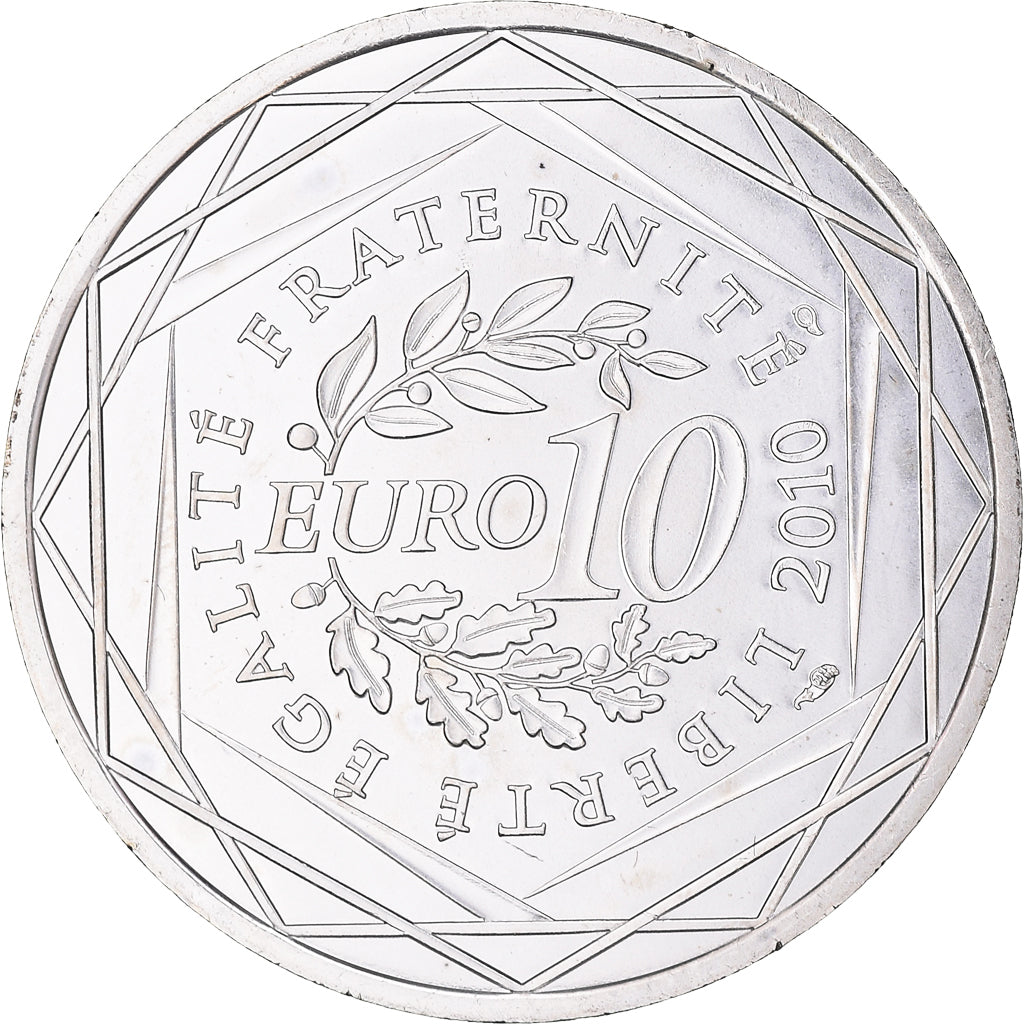 Francia, 10 Euro, Martinique, 2010, Paris, SPL, Argento, Gadoury:EU399, KM:1662