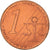 Estonia, Euro Cent, 2004, unofficial private coin, MBC, Cobre chapado en acero