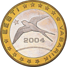 Estonia, Euro, 2004, unofficial private coin, AU(55-58), Bi-Metallic
