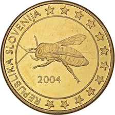 Slovenië, 50 Euro Cent, 2004, unofficial private coin, PR, Tin