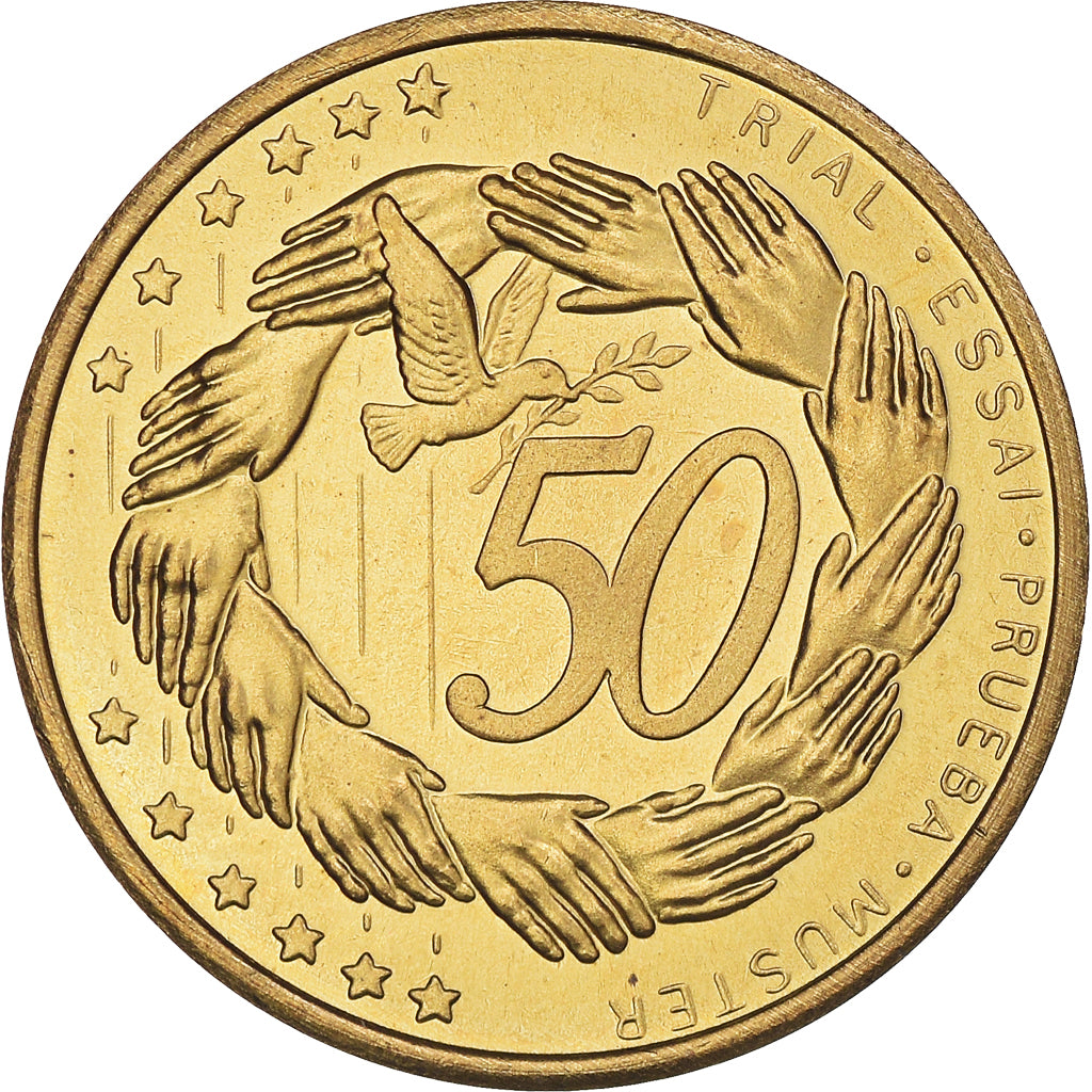 Slovenië, 50 Euro Cent, 2004, unofficial private coin, PR, Tin