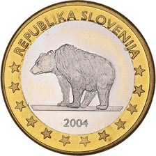 Eslovenia, Euro, 2004, unofficial private coin, SC, Bimetálico