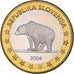 Słowenia, Euro, 2004, unofficial private coin, MS(63), Bimetaliczny
