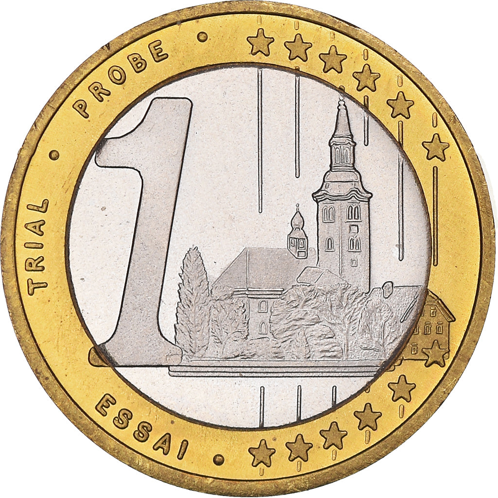 Slovenia, Euro, 2004, unofficial private coin, MS(63), Bi-Metallic