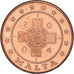 Malta, Fantasy euro patterns, 5 Euro Cent, 2004, AU(50-53), Copper Plated Steel