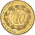 Malta, Fantasy euro patterns, 10 Euro Cent, 2004, MS(60-62), Brass