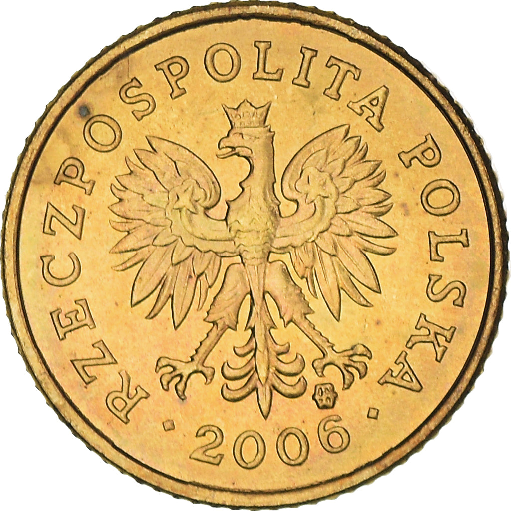 Coin, Poland, Grosz, 2005, Warsaw, MS(60-62), Brass, KM:276