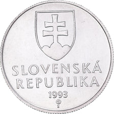 Coin, Slovakia, 20 Halierov, 1993, MS(65-70), Aluminum, KM:18