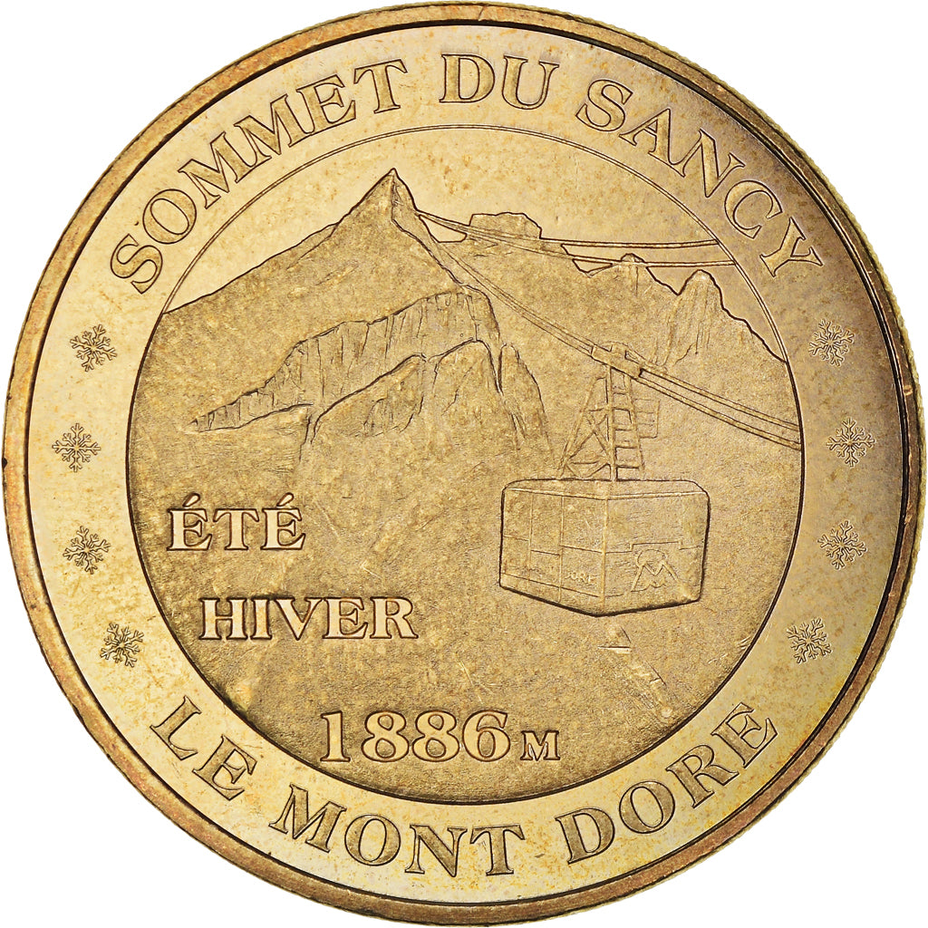 France, Token, Touristic token, Le Mont Dore - Sommet du Sancy n°5 -  Sources