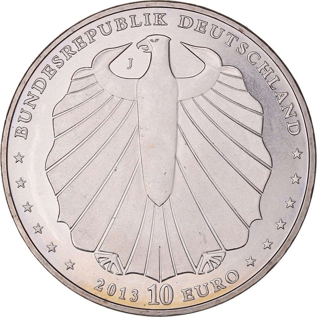 République fédérale allemande, 10 Euro, 2013, Hamburg, SPL, Cupro-nickel