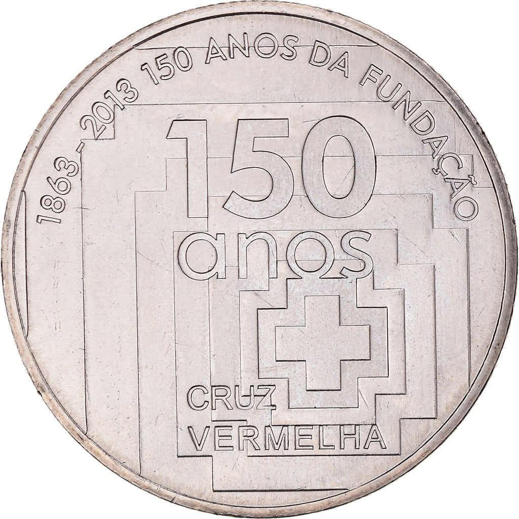 Portugal, 2-1/2 Euro, Croix-Rouge portugaise, 2013, SPL, Cupro-nickel