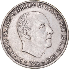 Moeda, Espanha, Caudillo and regent, 100 Pesetas, 1966, Madrid, EF(40-45)
