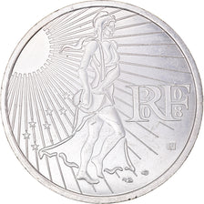 France, 15 Euro, 2008, AU(55-58), Silver, Gadoury:2, KM:1535