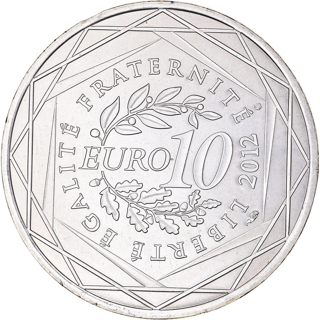Francia, 10 Euro, Alsace, 2012, Paris, SPL, Argento, Gadoury:EU514, KM:1870