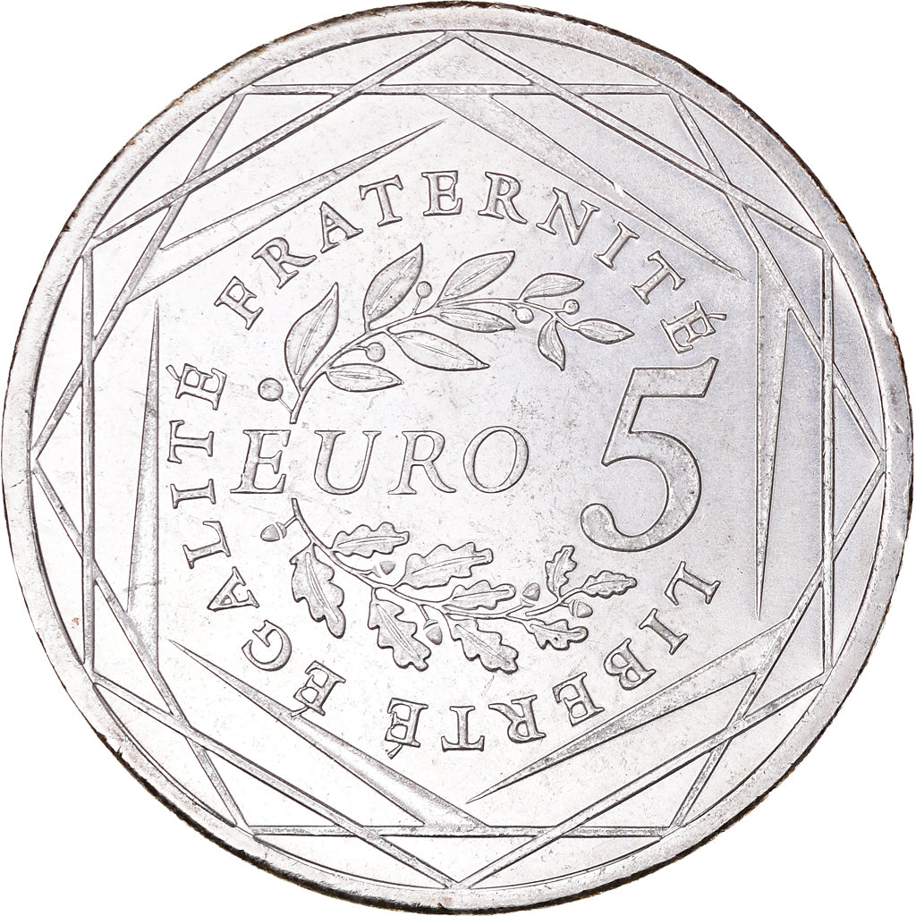 Frankreich, 5 Euro, 2008, VZ+, Silber, Gadoury:EU287, KM:1534